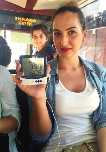 热skr人!伦敦地铁温度40℃ 官方:空调要等