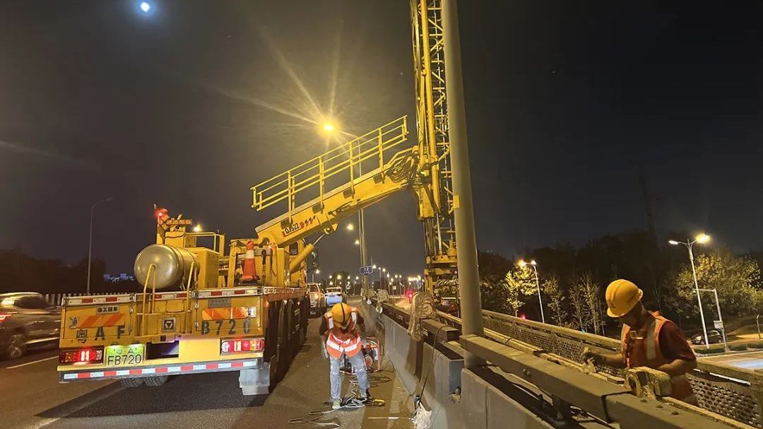 京沈路顺义段马坡桥中修工程完工 京沈路顺义段马坡桥中修工程完工