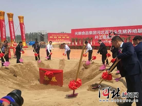 光明食品集团:邢台临西县百万头生猪养殖基地