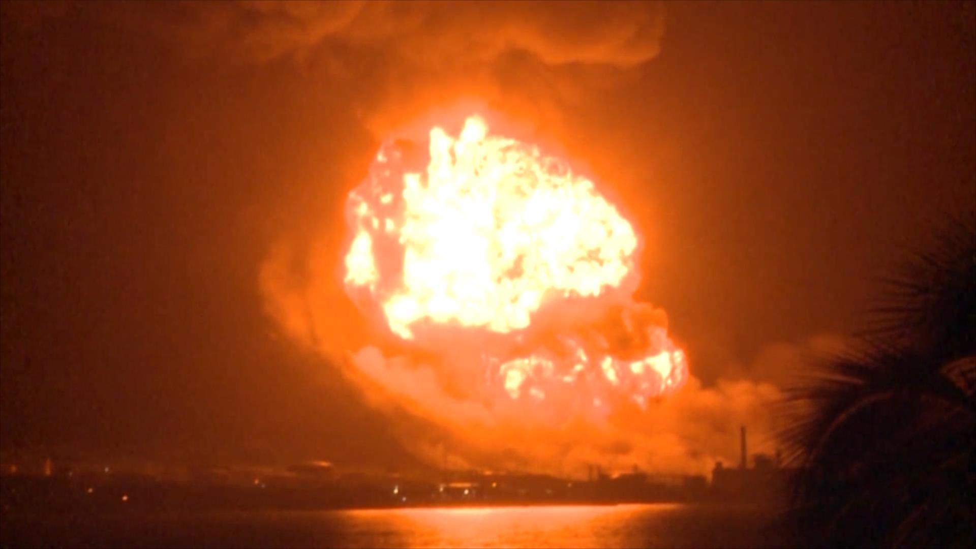 古巴油储基地再次发生剧烈爆炸仍有16人失踪 古巴油储基地再次发生剧烈爆炸仍有16人失踪