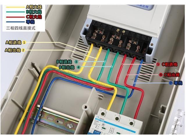 多用户智能电表接线图