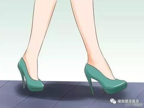 女人,正确的穿高跟鞋走路技巧