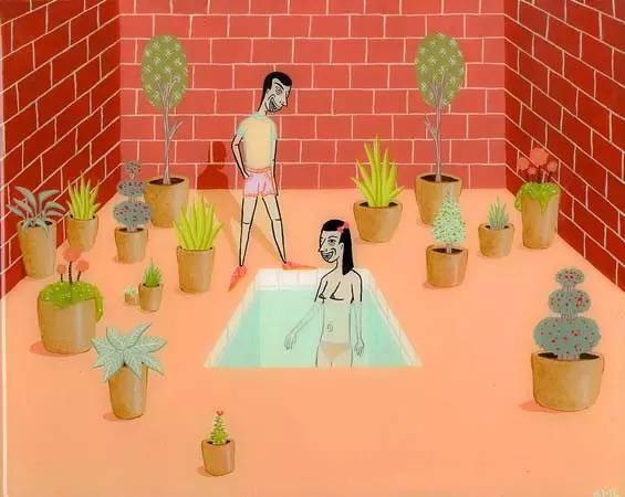 糖果色的情色暴力世界 | 插画