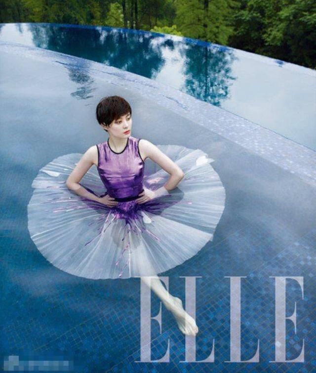明星芭蕾舞服照片,刘诗诗全场气质最佳,而她却