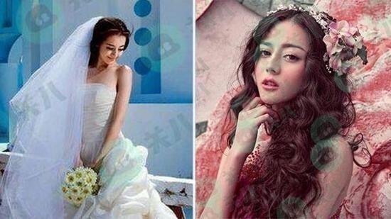 迪丽热巴大学时婚纱照曝光 清纯可爱风格百变 迪丽热巴大学时婚纱照曝光 清纯可爱风格百变