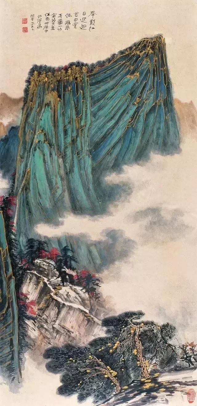 壮美山河,这国画山水太美!