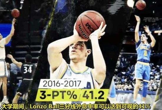球哥三分球命中率追平詹姆斯,远超韦德,大学时