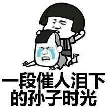 考驾照表情包,一段催人泪下的孙子时光