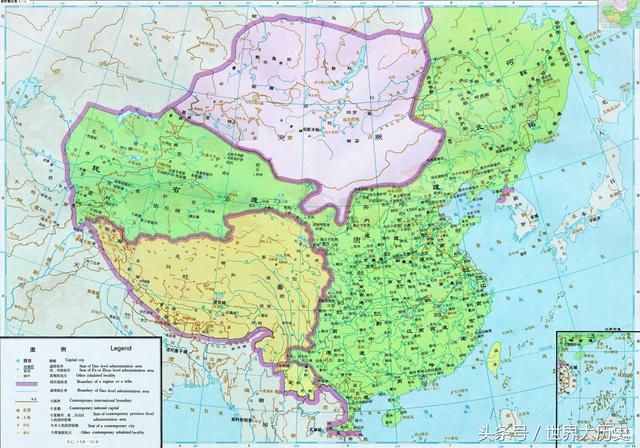 中国历代封建王朝疆土变化