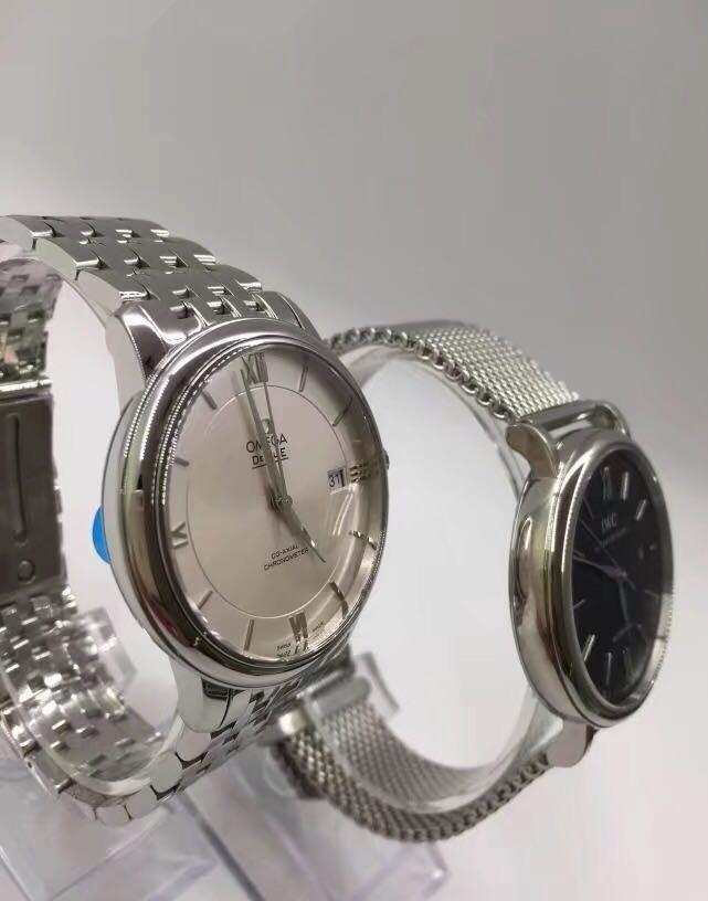 MK厂欧米茄超薄密底蝶飞和万国柏涛菲诺钢带