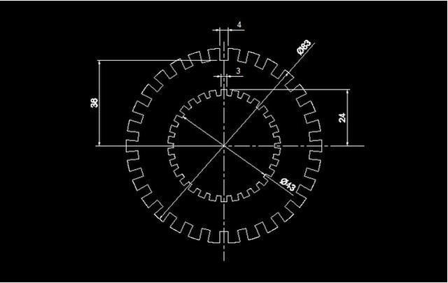 CAD制图初学入门,图纸从简单到难,最后一张就