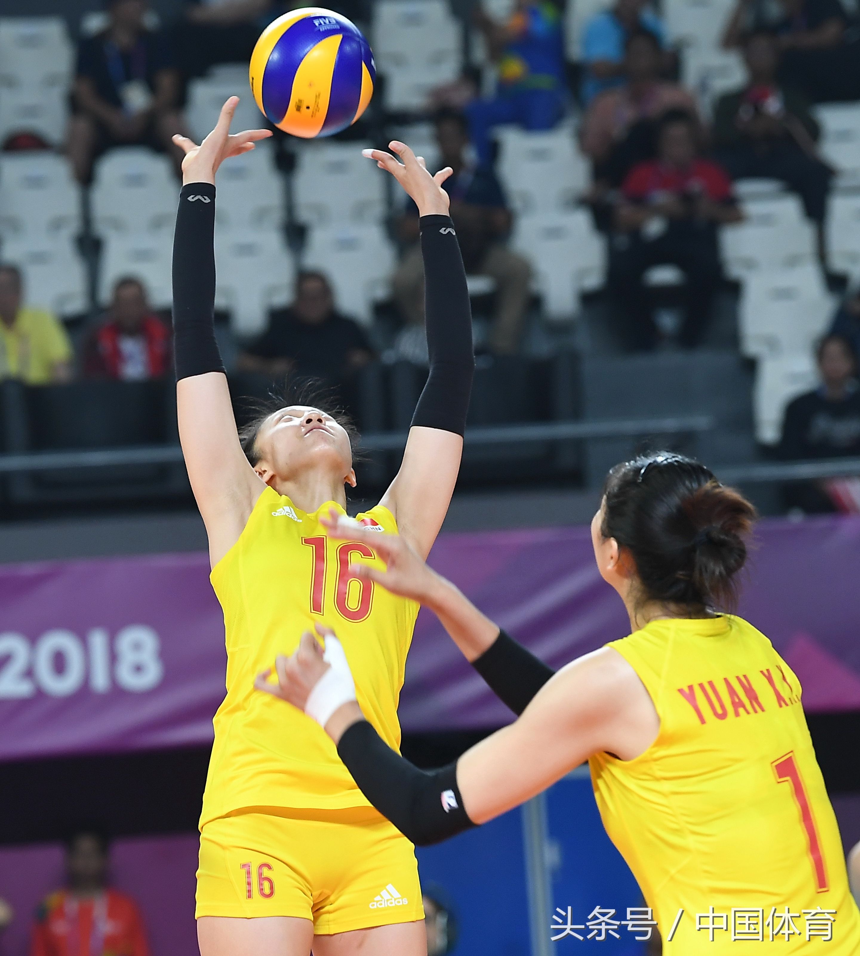 雅加达亚运会女排1\/4赛 中国队3比0轻取菲律宾