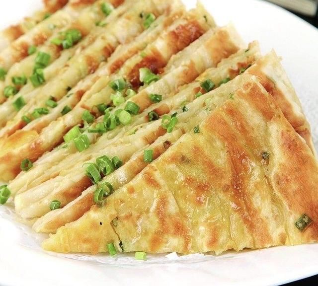正宗葱油饼做法,独家秘制,层次分明,香软可口,3