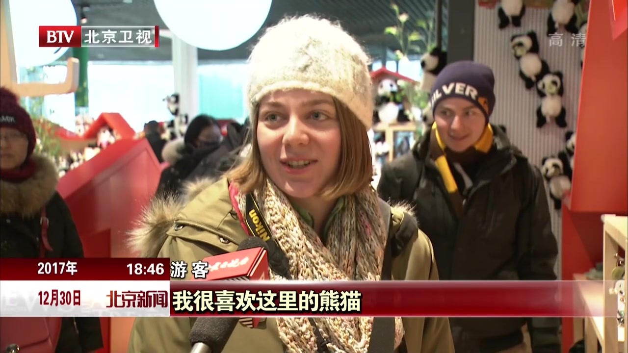 动物园里过新年 北京动物园熊猫馆文创礼物受热捧 动物园里过新年 北京动物园熊猫馆文创礼物受热捧