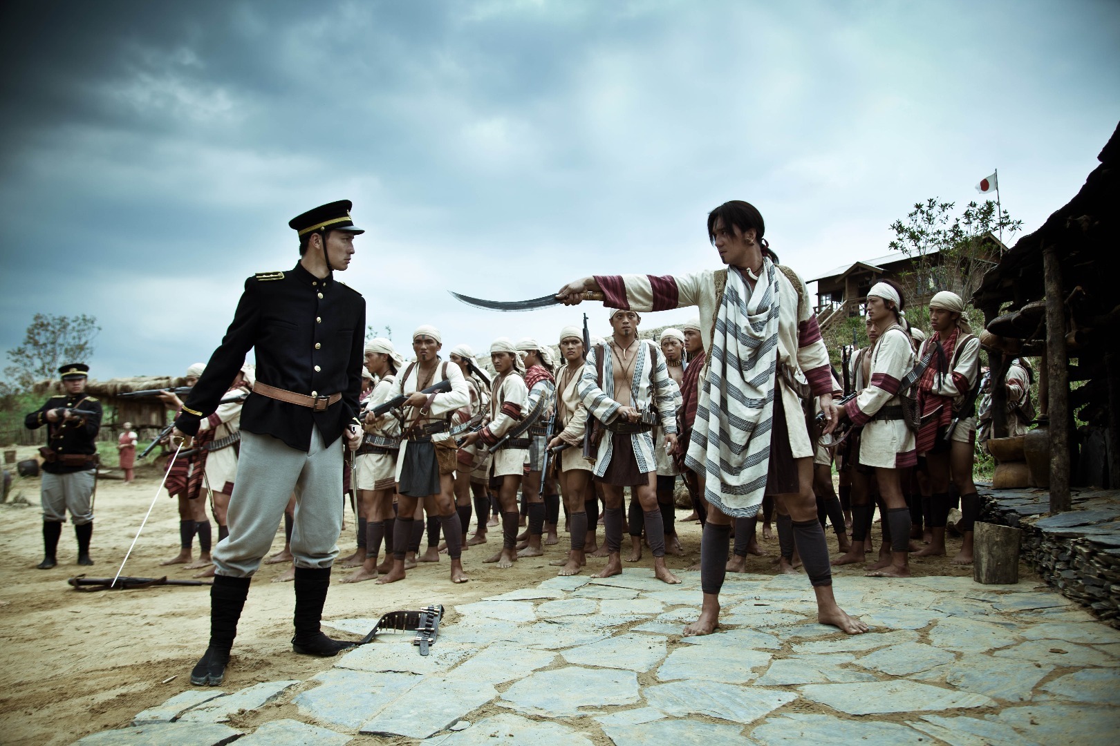 《赛德克·巴莱》影片背景在险恶的日据时代，赛德克族被迫失去自己的文化信仰，男人须服劳役不得狩猎、女人帮佣不能编织彩衣，骁勇善战的英雄莫那鲁道，见证三十年来的压迫统治。因一场误会种下日警和赛德克族的紧张关係，自此族人便活在恐遭日警报复的阴霾中，忍辱负重的莫那鲁道在深思后，虽知将面临灭族危机，但他明白唯有挺身为民族尊严反击，才能成为真正的赛德克人，于是决心带领族人循着祖灵之训示，夺回属于他们的猎场。