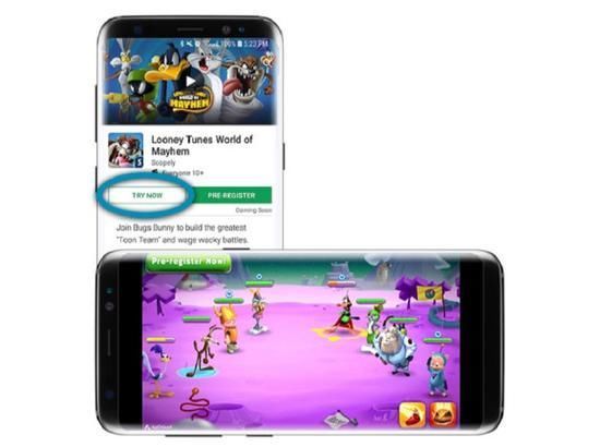 谷歌推出无下载可试玩功能 招安小游戏为App