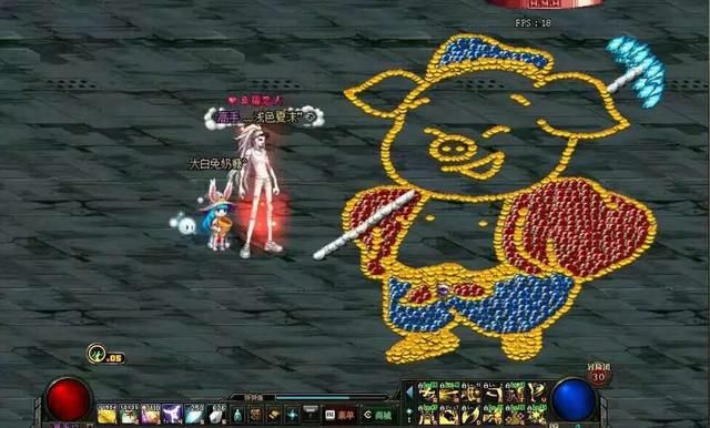 地下城:十年老玩家坚持九年摆图,网友看作品都