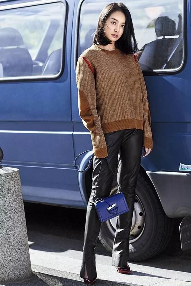穿在宋茜腿上的皮裤,不再是时尚绝缘体