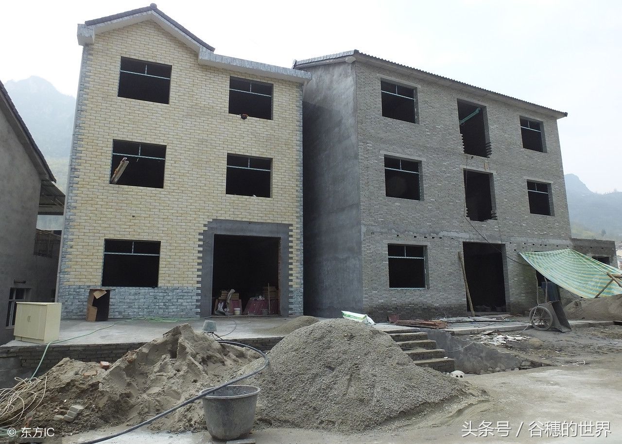 农村人盖房子12图,南北样式结构不同,瞅瞅哪一