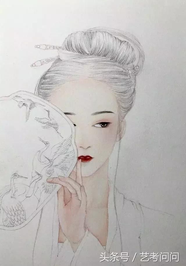 你们要的古风人物水彩画教程,接好了!