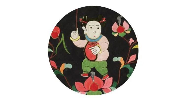 清华藏珍·云欣赏 | 一起欣赏“连生贵子”纹绣品