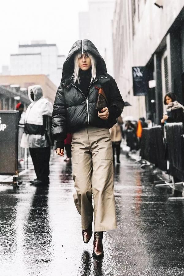 派克大衣和羽绒服哪个暖和 时髦不显胖的派克