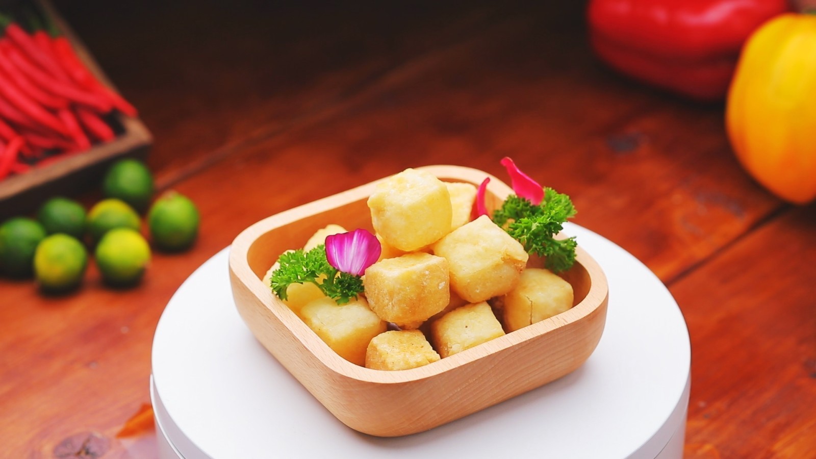 【养生厨房】今日菜品——脆皮豆腐