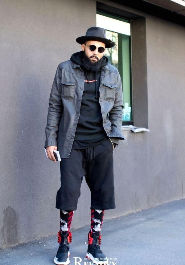 男生长卫衣怎么搭配外套好看,看达人街拍学搭配