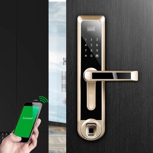 抖音上传疯了的指纹锁,有钱人都不爱装,装修的