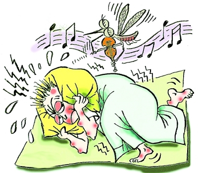 最近哪来这么多蚊子 弄得大家晚上都睡不好觉