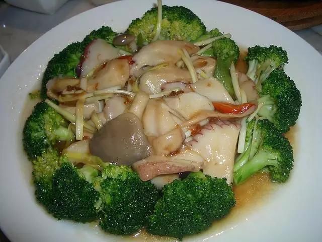 西兰花鲍鱼