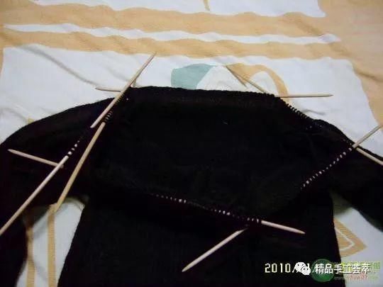 棒针必学技巧:从下往上织,不用挑织,也不用缝袖子的织法