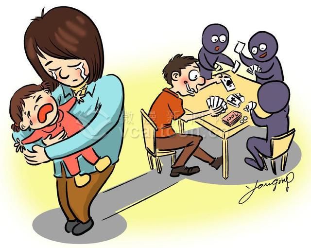 赌博输了所有家底还欠几十万 老婆没走但天天