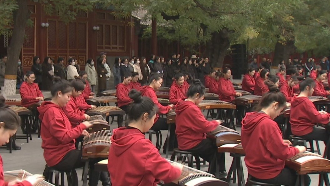 兰考古筝进央音 文化帮扶暖人心
