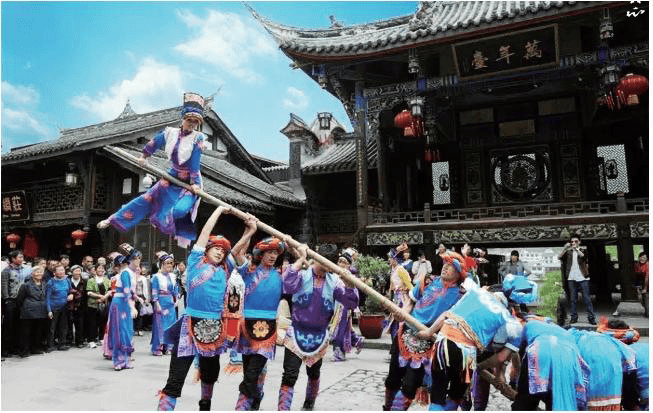 【非 遗】羌 族 推 杆_北京时间