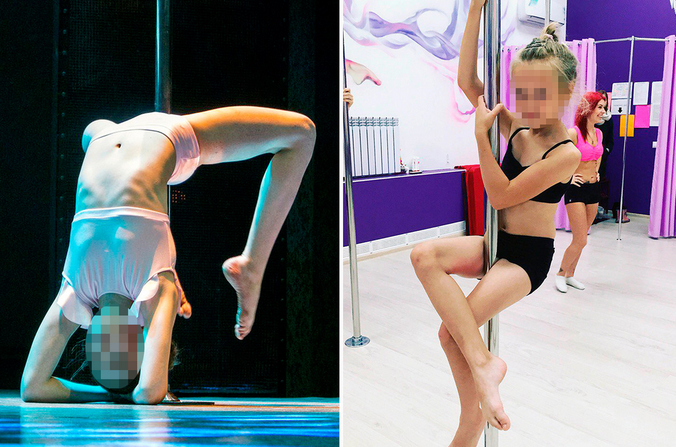 组图-儿童钢管舞赛被批有性暗示 参赛者最小7岁