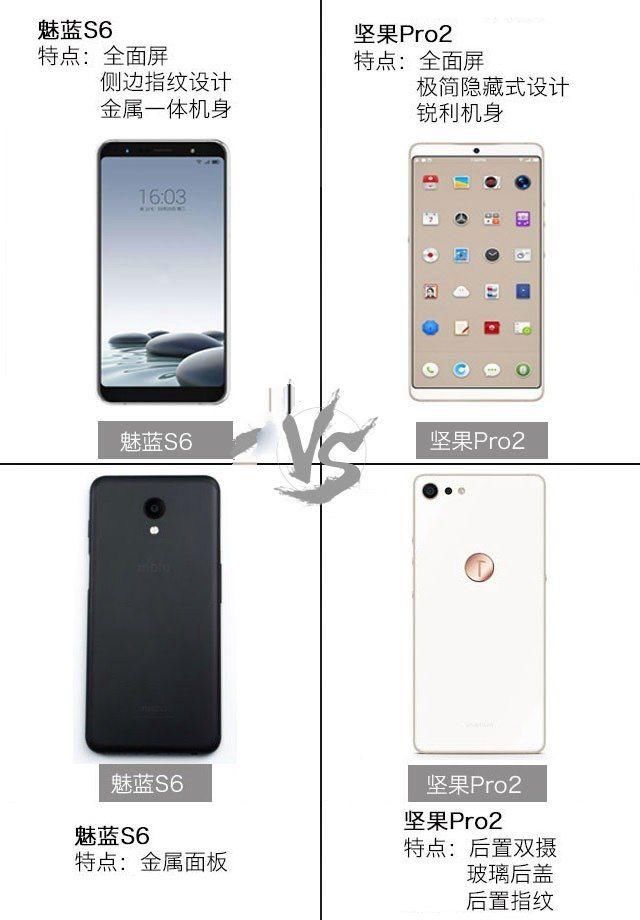 全面屏手机魅蓝S6和坚果Pro2玩游戏哪个好?千