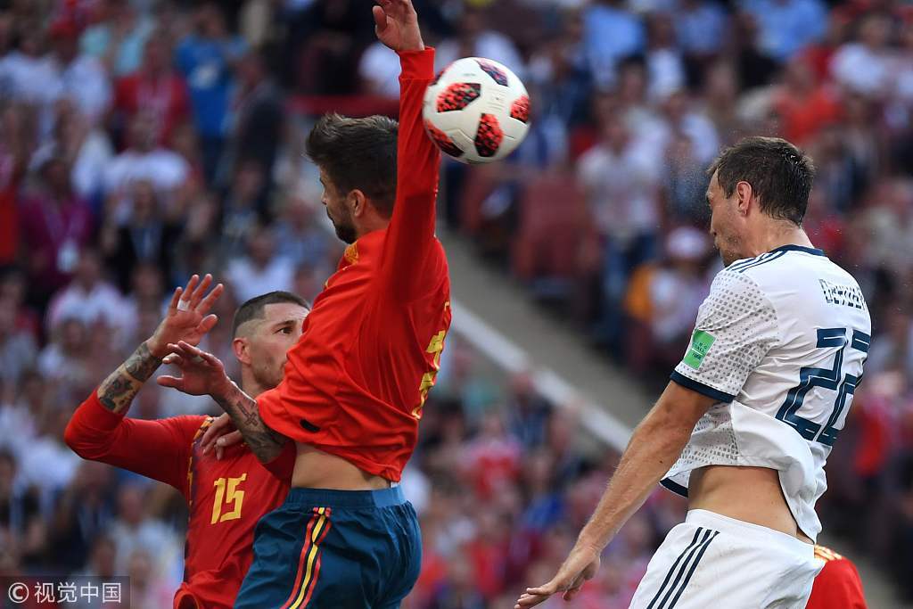 俄罗斯点球大战5-4西班牙晋级8强