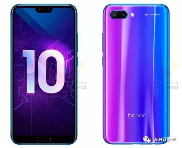 荣耀10采用京东方异形屏,终于不再是竖排摄像