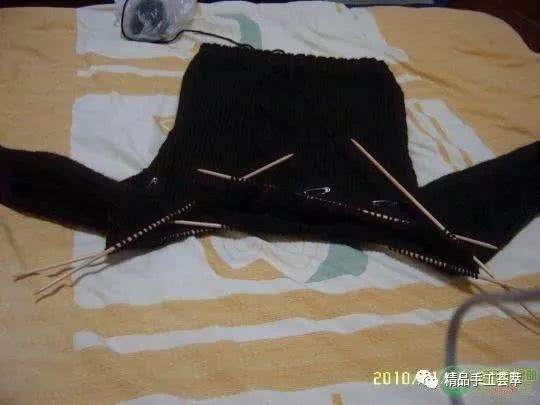 棒针必学技巧:从下往上织,不用挑织,也不用缝袖子的织法