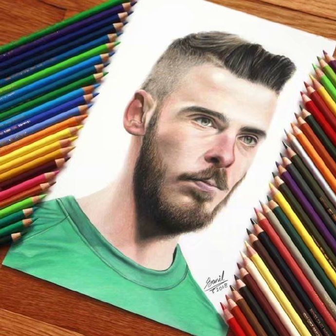 球星漫画--德赫亚、迪巴拉、布冯、阿扎尔、小