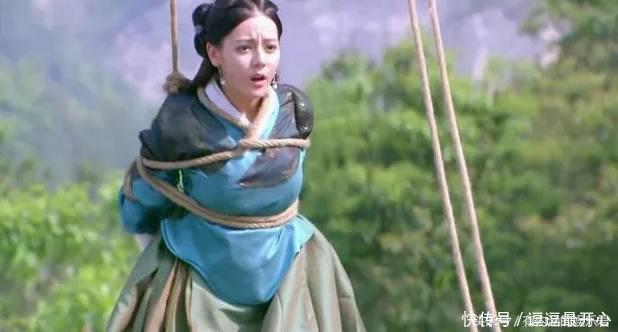 热巴演被绑戏85分,关晓彤演被绑戏98分,而图5