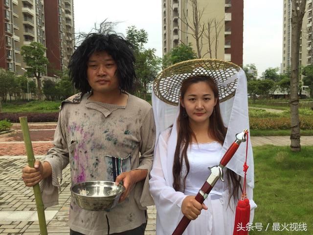 湖北方言剧《小龙女穿越大战洪七公》拍摄完成