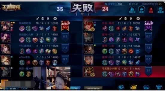 王者荣耀:主播车队对战职业选手!网友;0-10还是