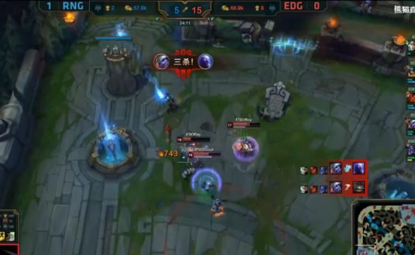 lol:iboy小炮三杀击败rng,uzi大嘴无法抵挡,edg强