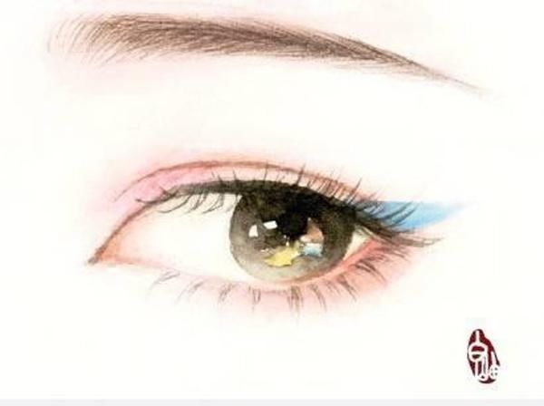 心理测试:选一款眼睛插画,测你未来另一半的颜