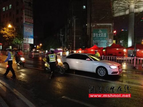 耒阳市交警大队百日会战严查酒驾毒驾