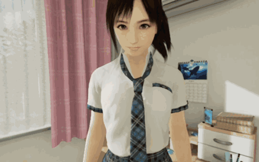 日本一位大叔最近想出的一种玩法,戴上vr眼镜玩按摩游戏同时现实中也