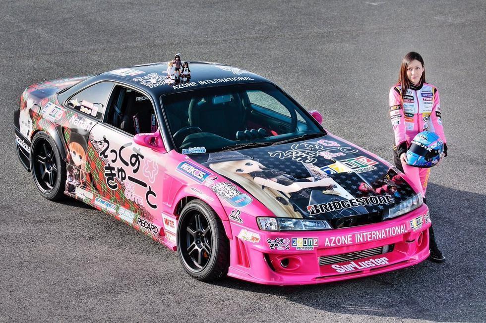 头文字d真人版?日本超美混血赛车皇后