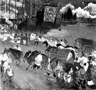 明代皇宫御膳房杂役风光回乡,建了一座石门,后